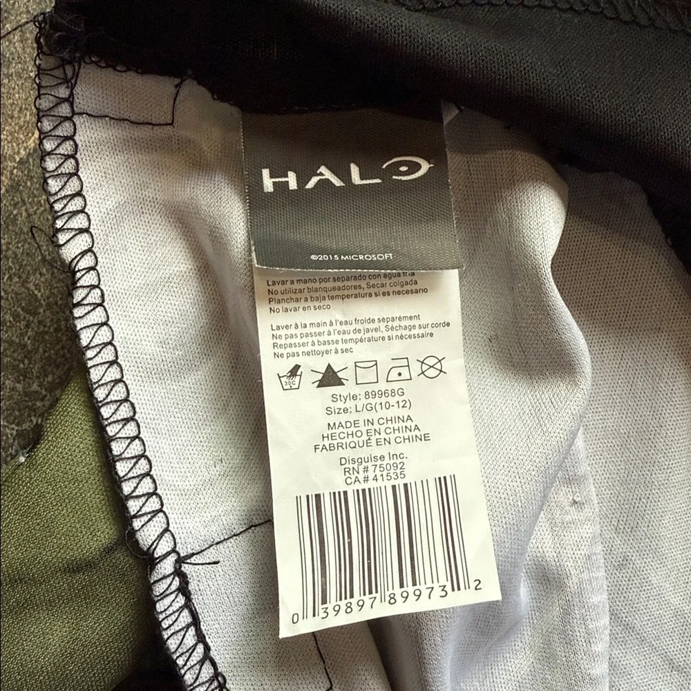 Halo Master Chief Costume for Children, Boys Large 10-12